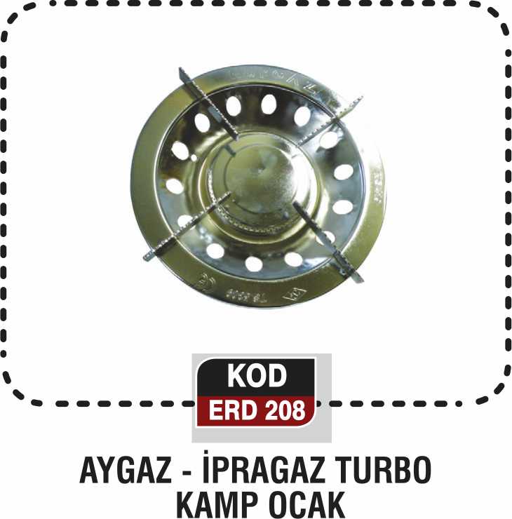 AYGAZ - İPRAGAZ TURBO KAMP OCAK ERD 208