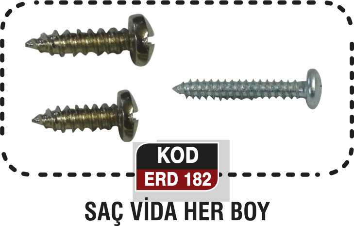 SAÇ VİDA HER BOY ERD 182